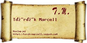 Török Marcell névjegykártya